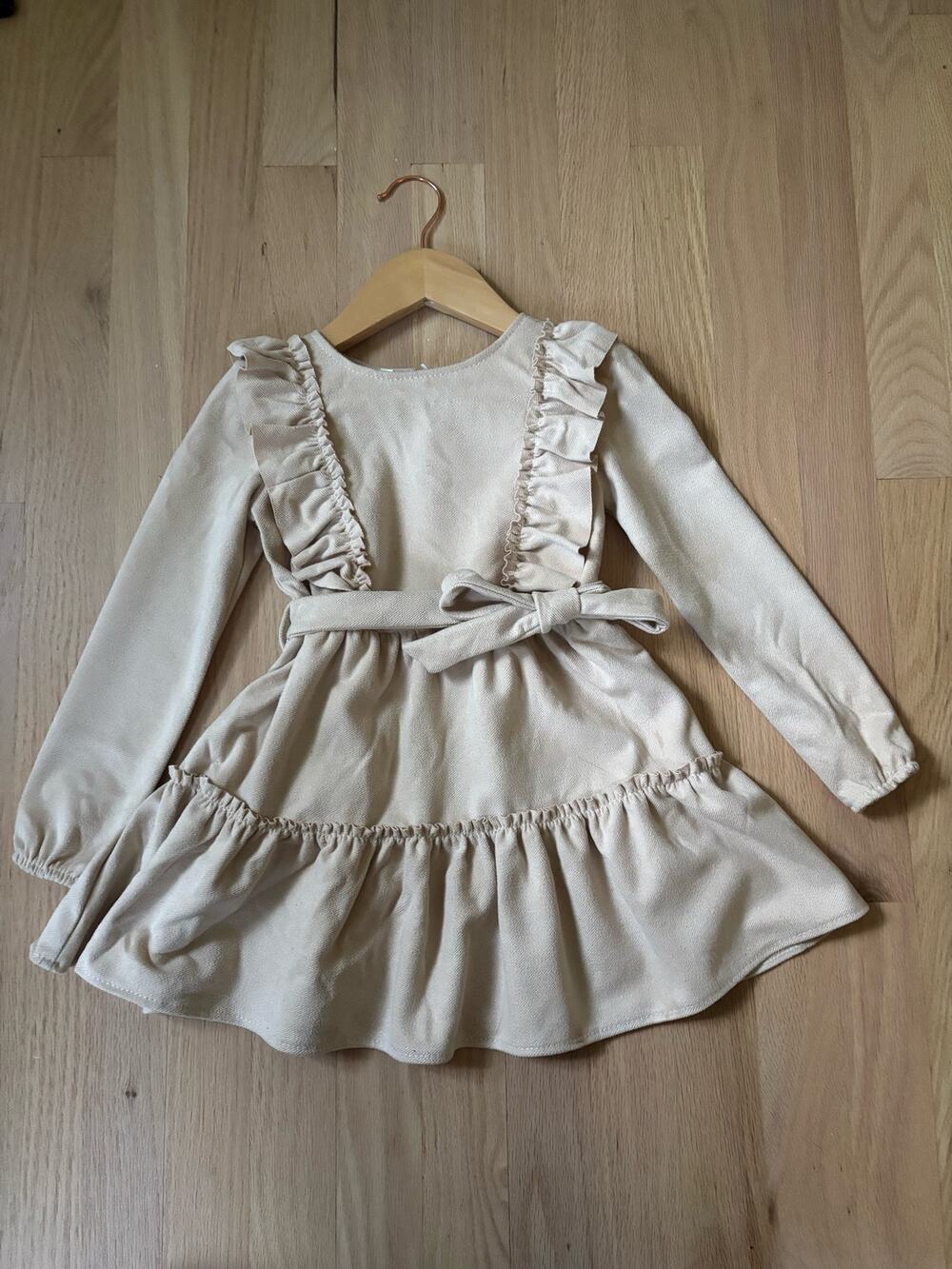 Little Girl Dress Neutral 3-4 T